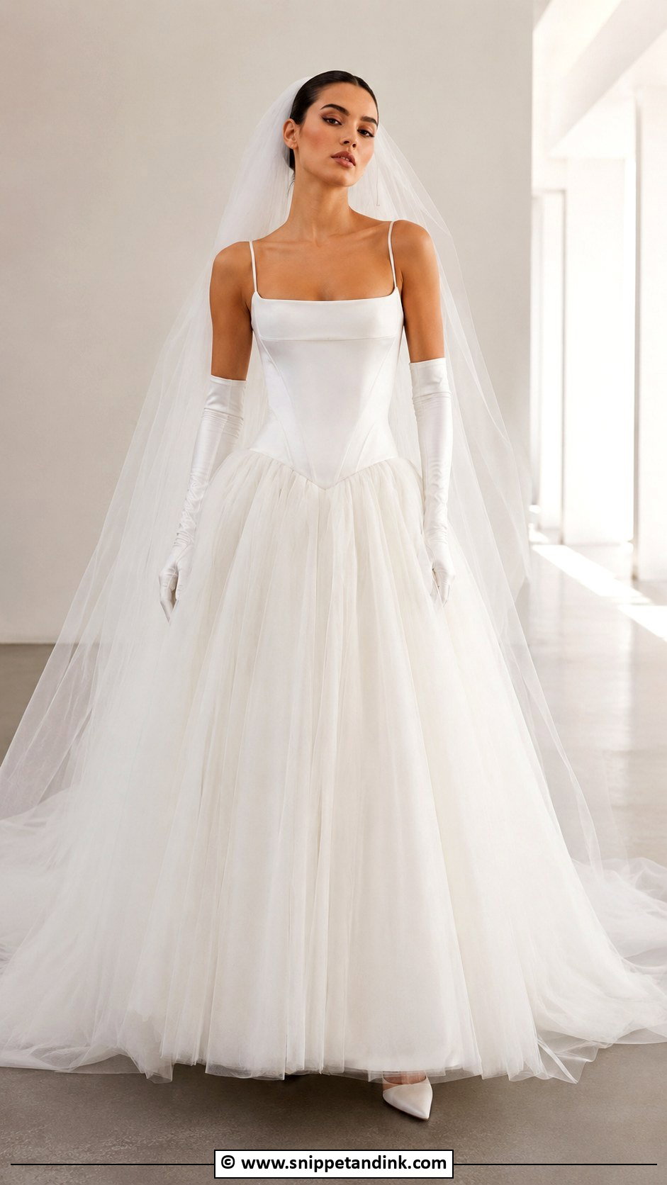 Vera Wang Drop Waist Wedding Dress - Snippet and Ink - 35 Vera Wang Wedding Dress Ideas