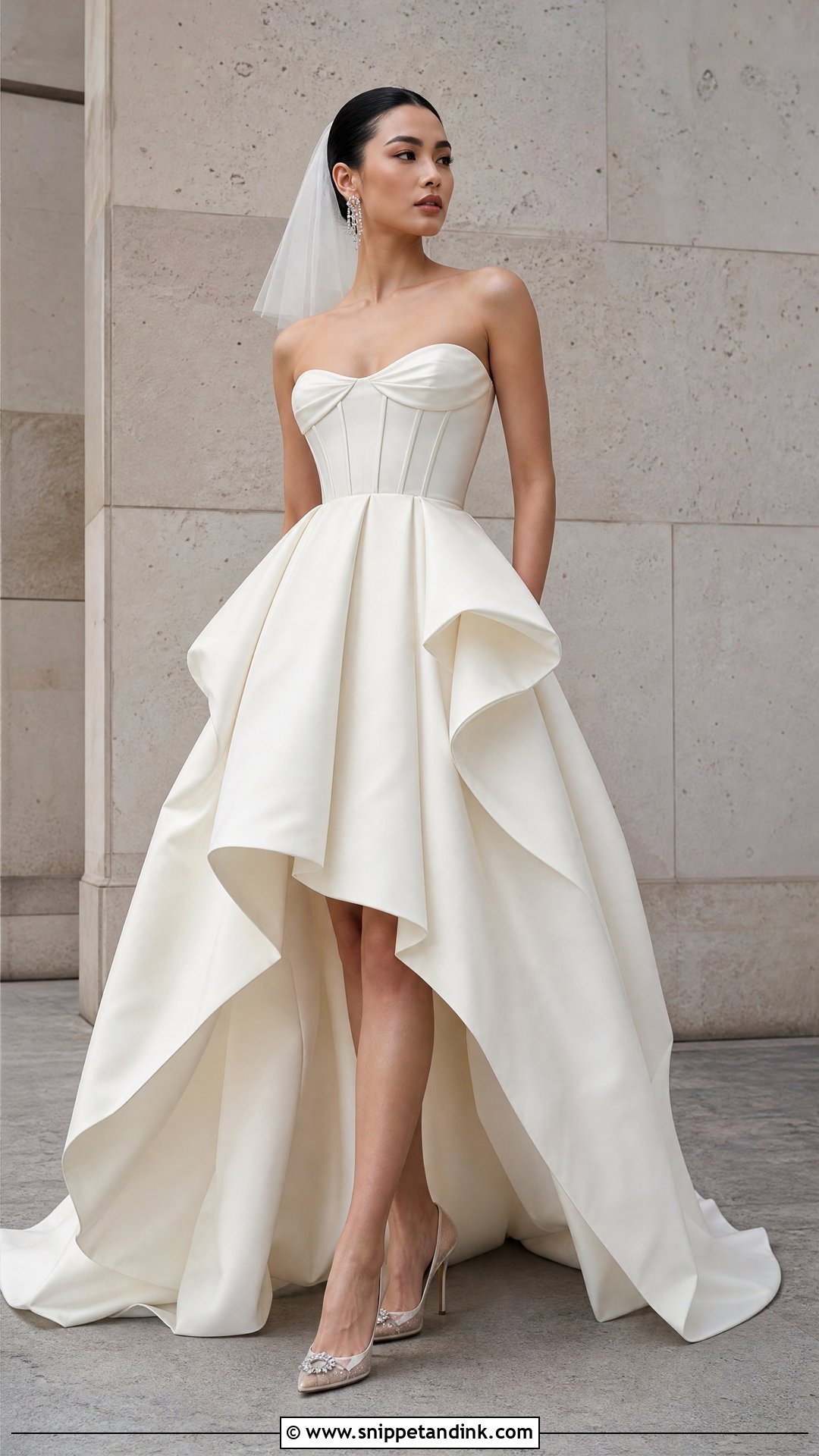 Vera Wang High Low Wedding Dress - Snippet and Ink - 20 Vera Wang Wedding Dress 2025 Ideas