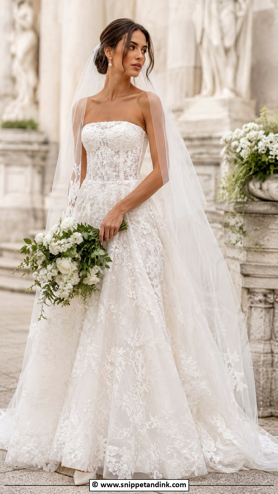 Vera Wang Lace Wedding Dress - Snippet and Ink - 35 Vera Wang Wedding Dress Ideas