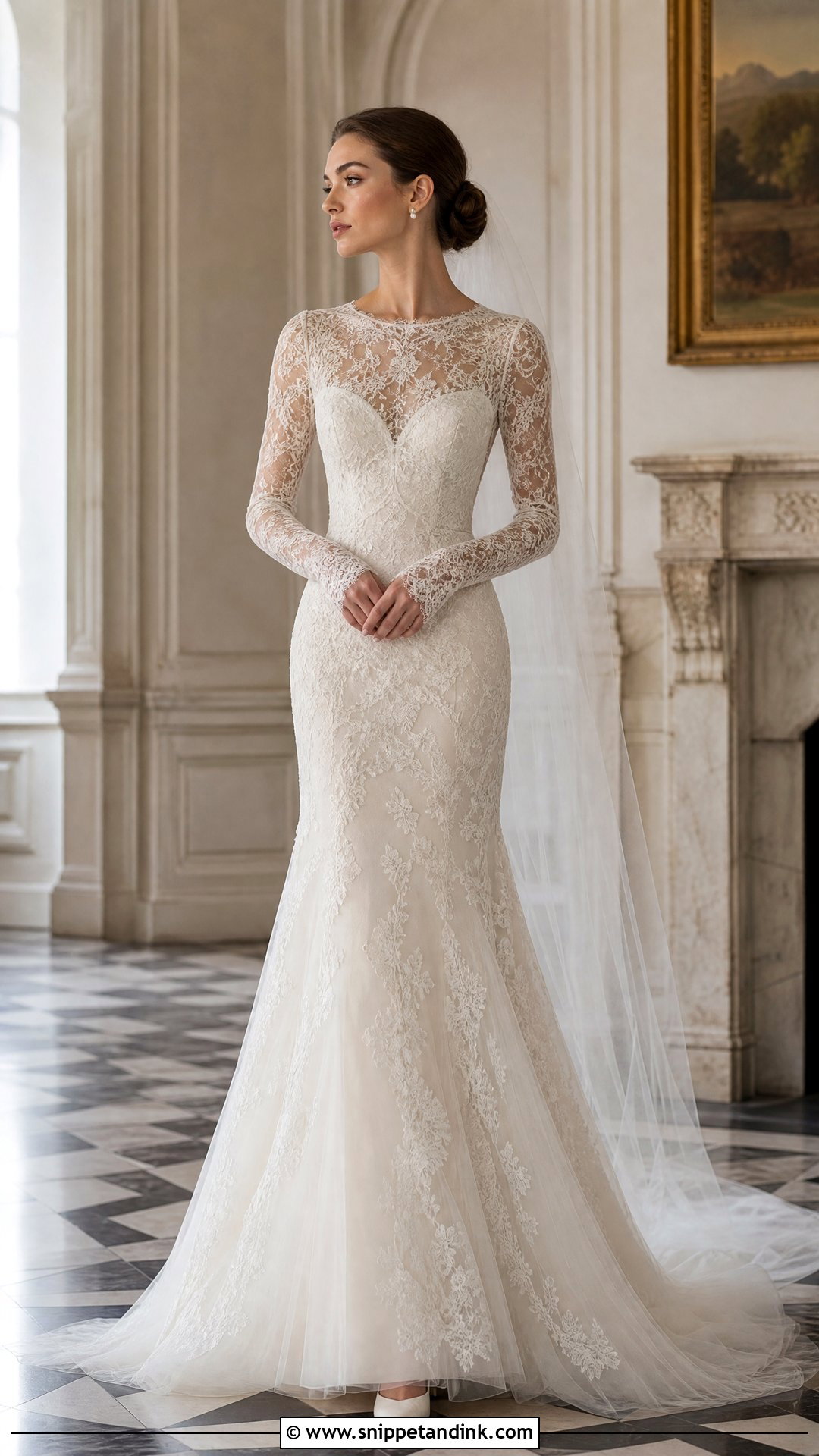 Vera Wang Long Sleeve Lace Wedding Dress - Snippet and Ink - 20 Vera Wang Wedding Dresses