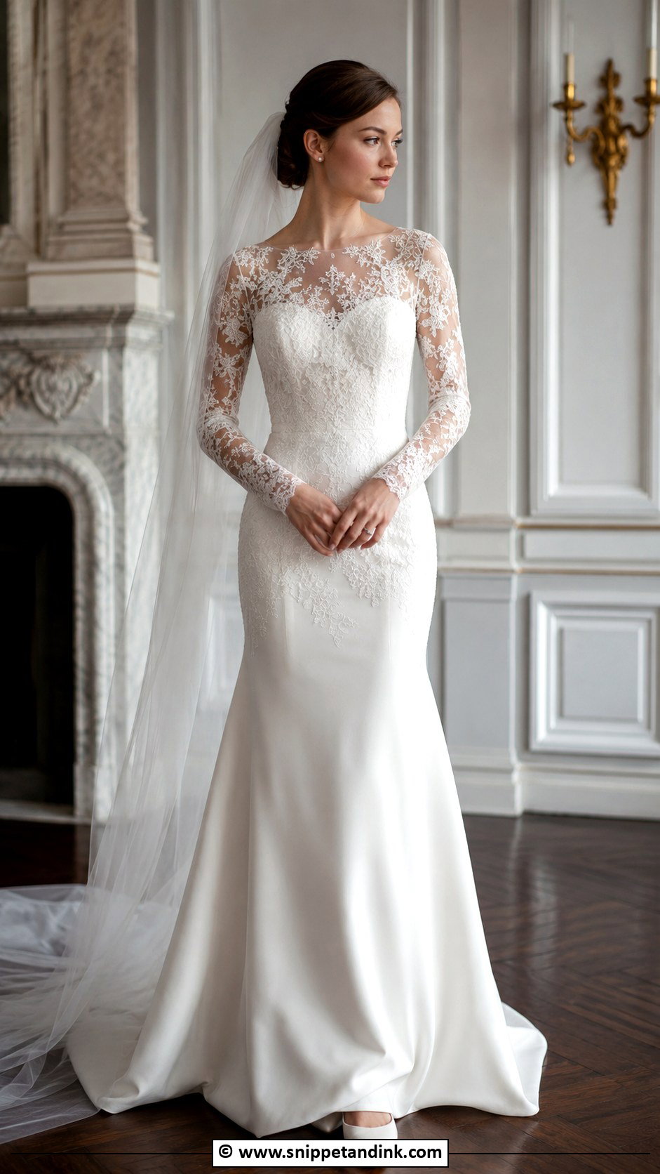 Vera Wang Long Sleeve Wedding Dress - Snippet and Ink - 35 Vera Wang Wedding Dress Ideas