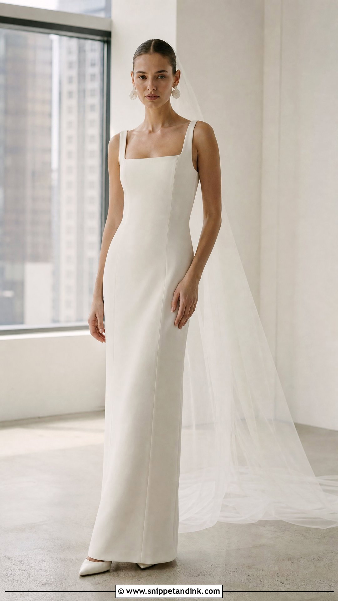 Vera Wang Minimalist Column Wedding Dress - Snippet and Ink - 20 Vera Wang Wedding Dress 2025 Ideas