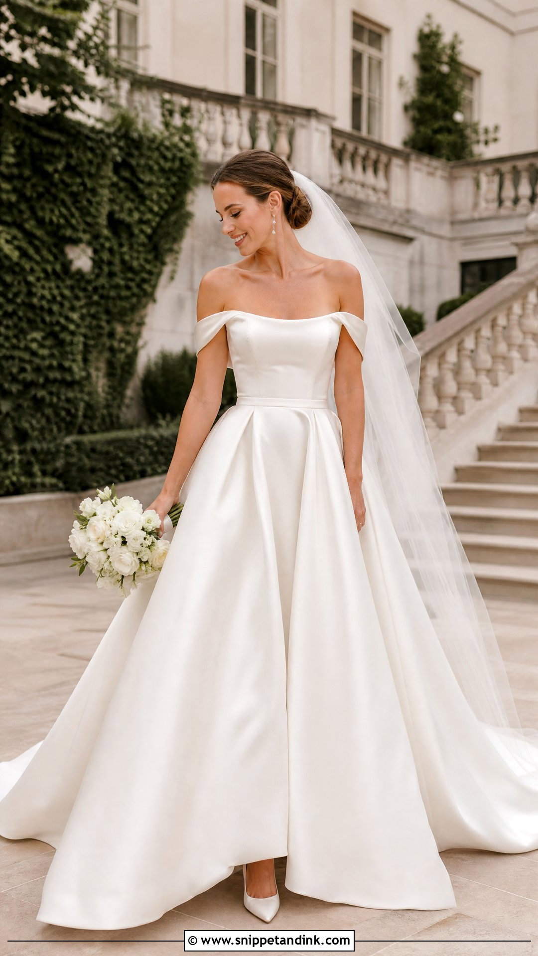 Vera Wang Off The Shoulder Wedding Dress - Snippet and Ink - 20 Vera Wang Wedding Dresses