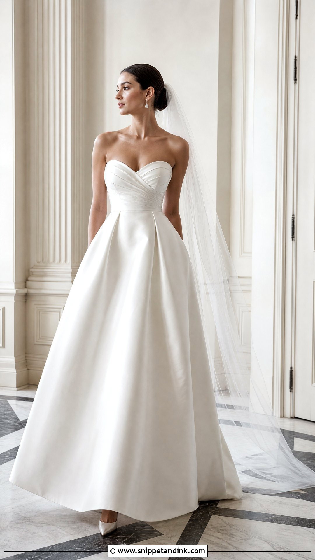 Vera Wang Satin A Line Wedding Dress - Snippet and Ink - 20 Vera Wang Wedding Dress 2025 Ideas