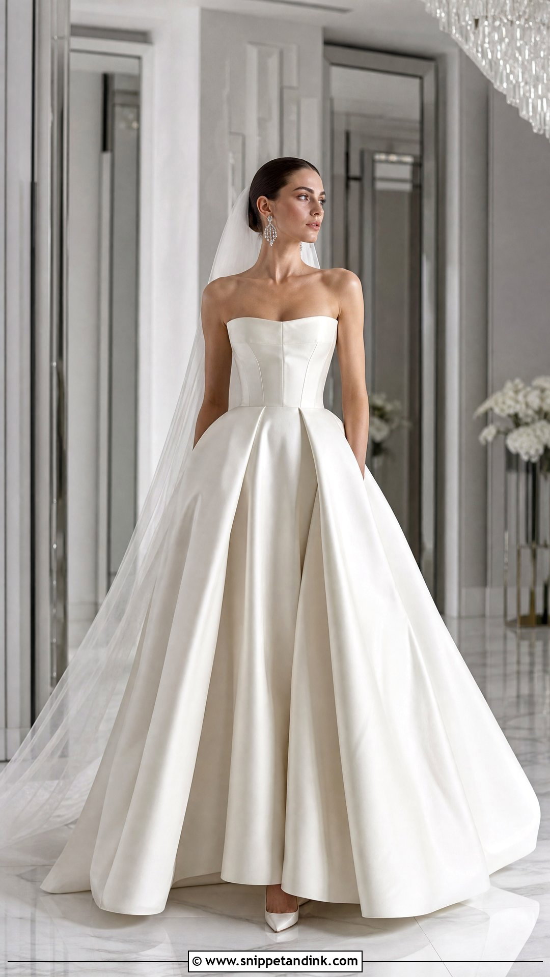 Vera Wang Strapless Ball Gown Wedding Dress - Snippet and Ink - 20 Vera Wang Wedding Dress 2025 Ideas