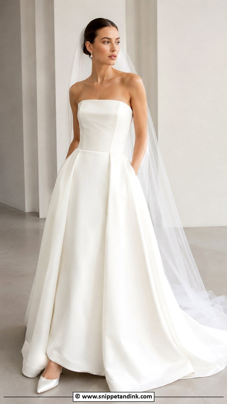 Vera Wang Strapless Wedding Dress - Snippet and Ink - 35 Vera Wang Wedding Dress Ideas