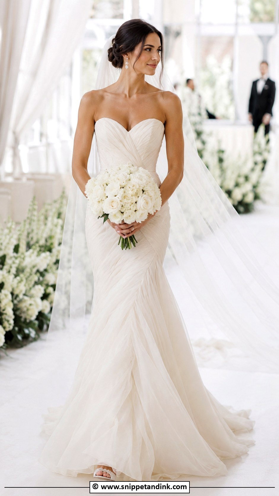 Vera Wang Wedding Dress With Veil - Snippet and Ink - 35 Vera Wang Wedding Dress Ideas