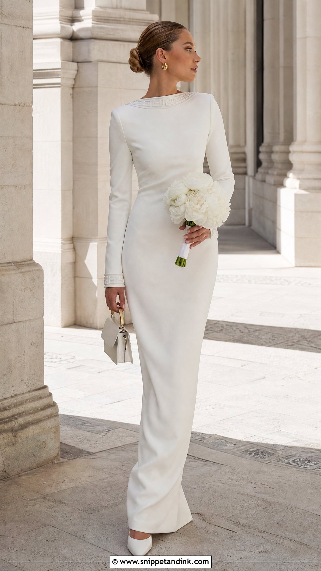 Versace Greca Trim Wedding Dress - Snippet and Ink - 20 Versace Wedding Dress Ideas