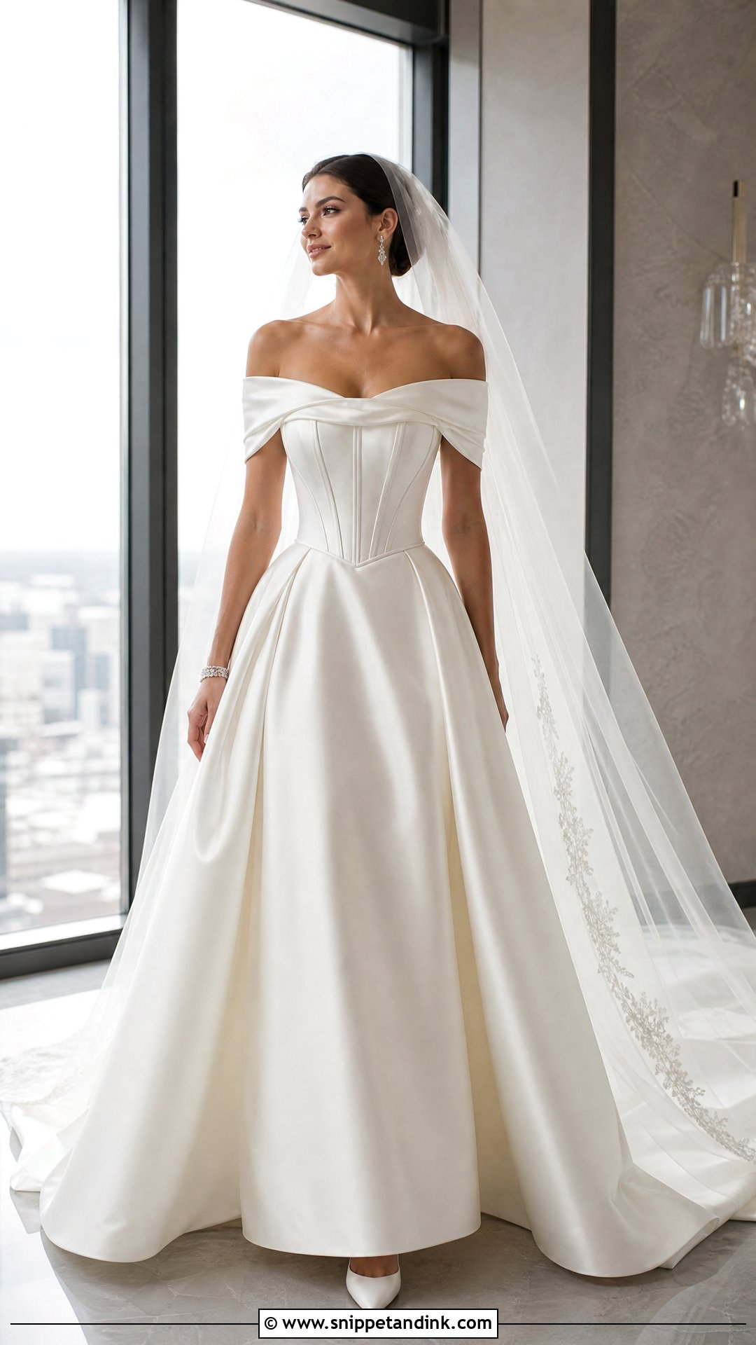 Versace Off Shoulder Wedding Gown - Snippet and Ink - 20 Versace Wedding Dress Ideas