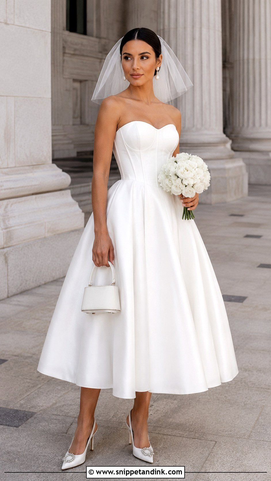 Vesna Midi Wedding Dress - Snippet and Ink - 20 Vesna Wedding Dress Ideas