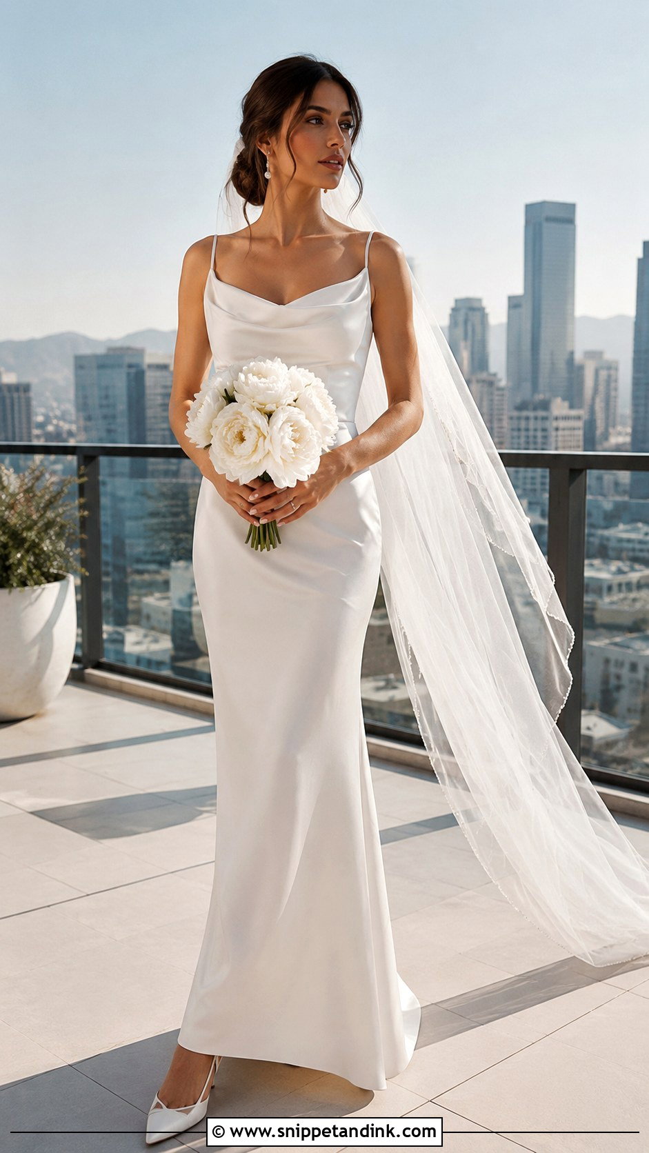 Vesna Satin Column Wedding Dress - Snippet and Ink - 20 Vesna Wedding Dress Ideas