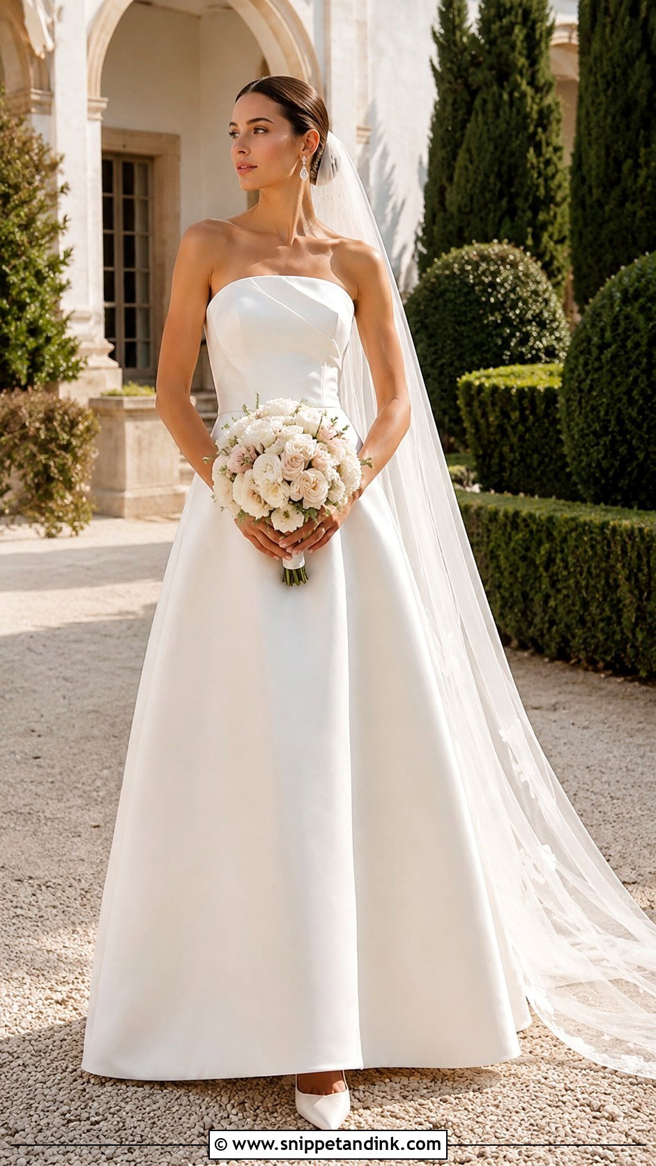 Vesna Strapless A Line Wedding Dress - Snippet and Ink - 20 Vesna Wedding Dress Ideas