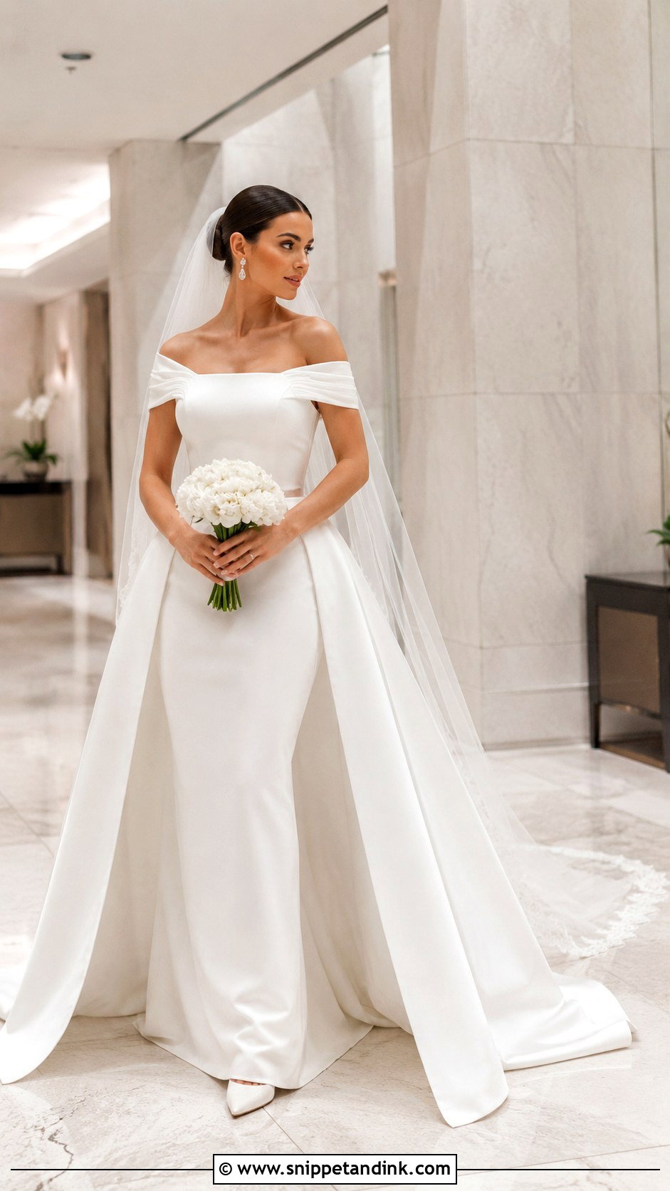 Vesna Wedding Dress With Overskirt - Snippet and Ink - 20 Vesna Wedding Dress Ideas