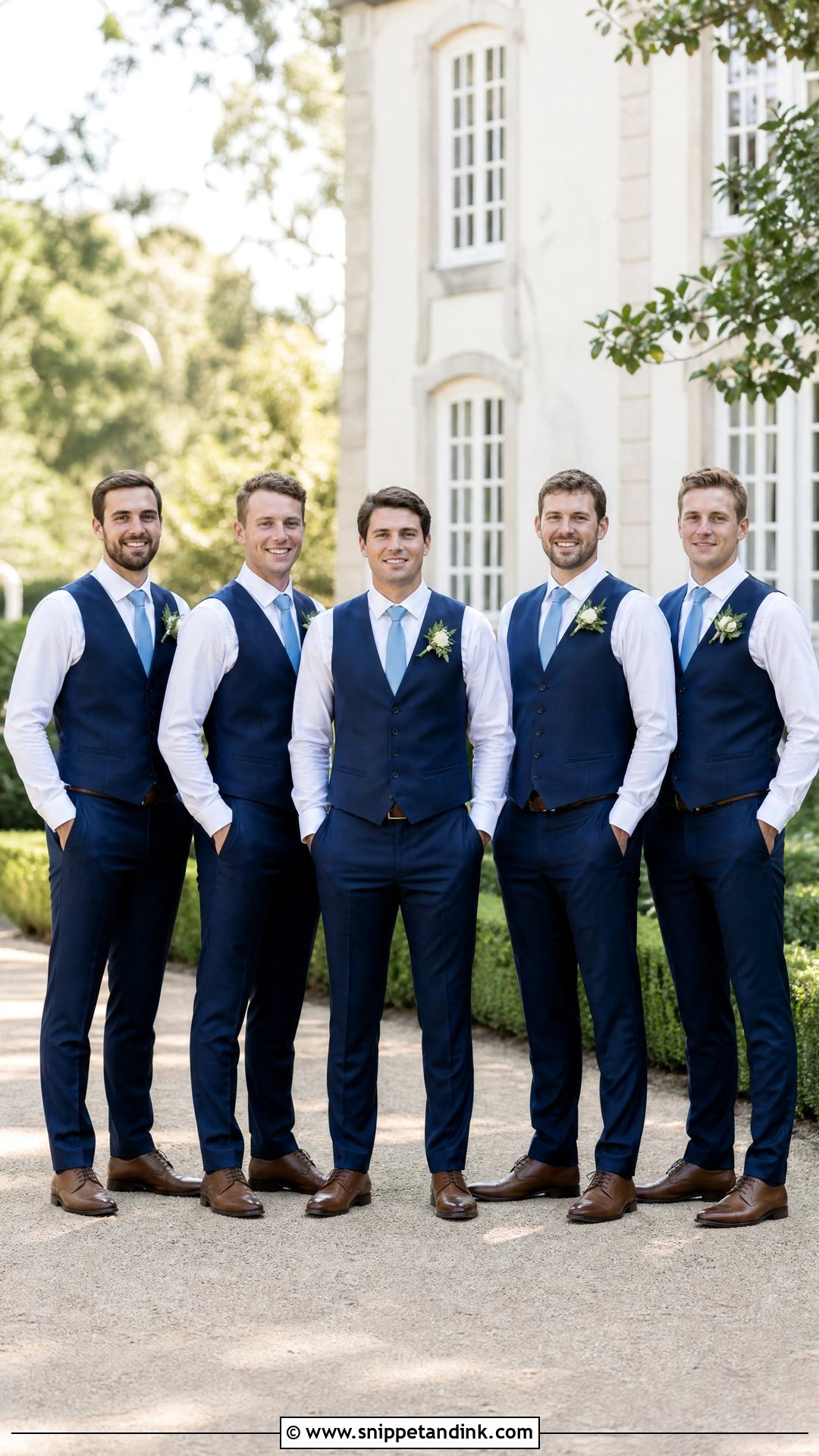 Vest And Trousers Groomsman Attire - Snippet and Ink - 25 Groomsman Attire Ideas