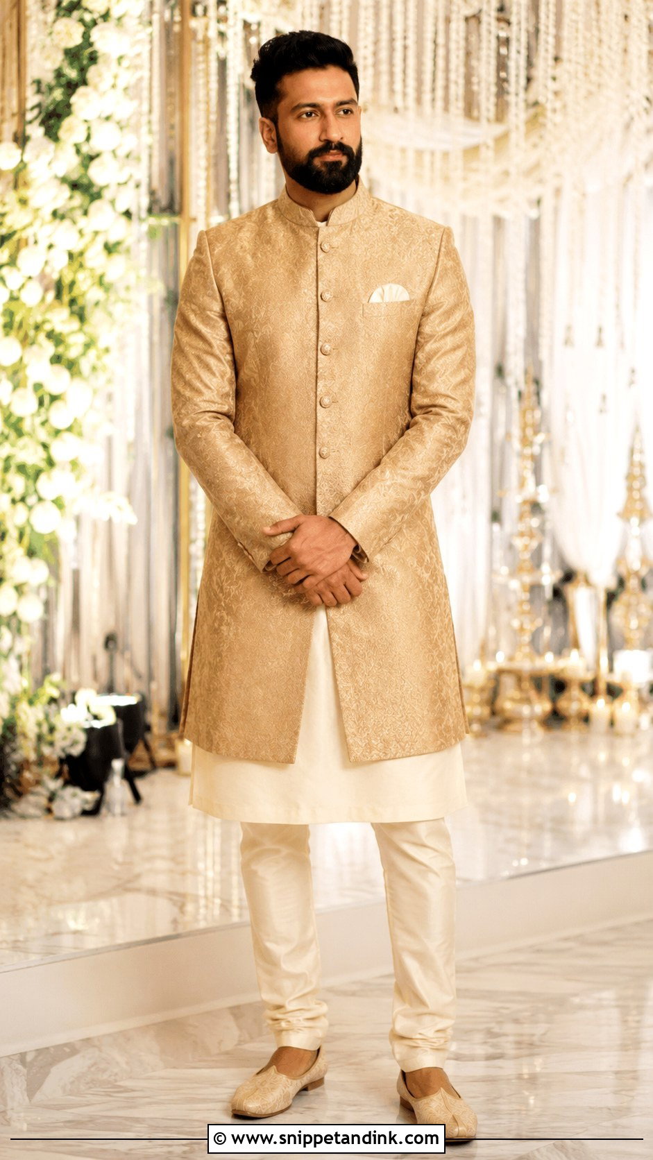 Vicky Kaushal Haldi Kurta Outfit - Snippet and Ink - 25 Vicky Kaushal Wedding Outfit Ideas