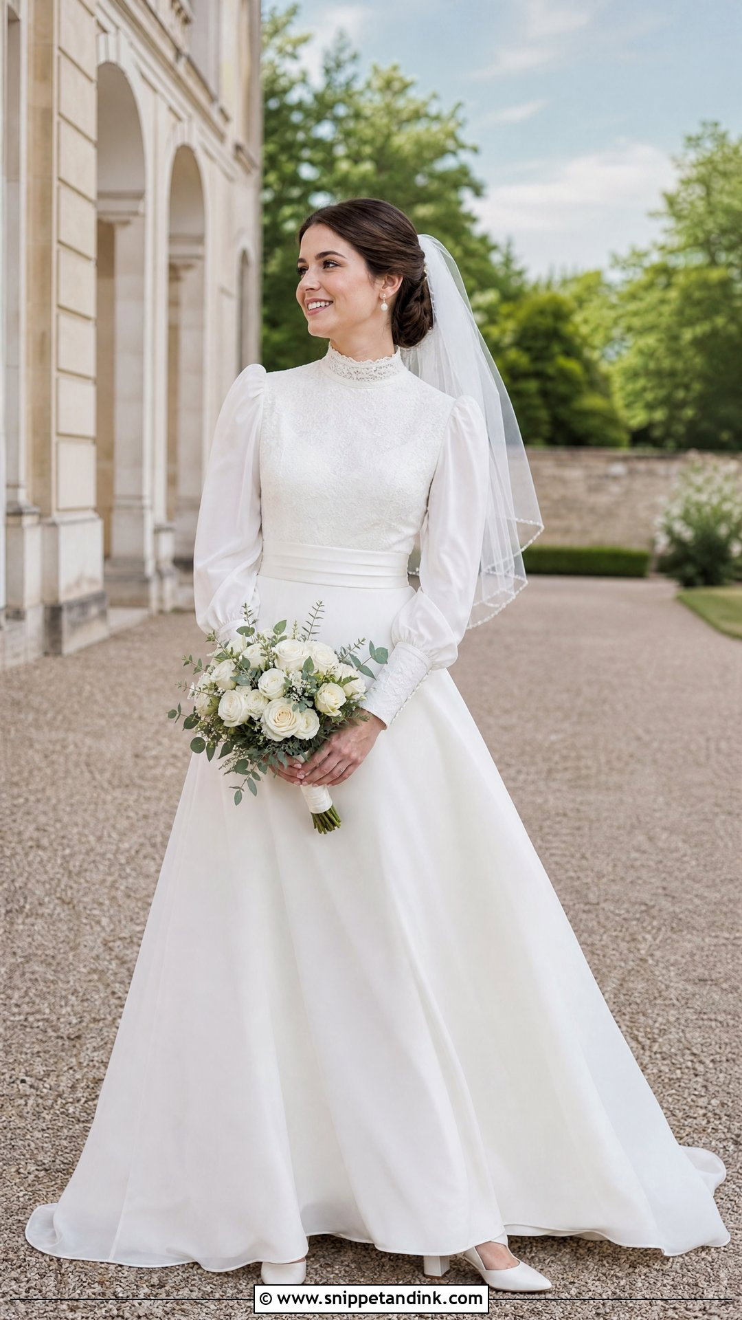 Victorian A Line Wedding Dress - Snippet and Ink - 20 Victoria Wedding Dress Ideas