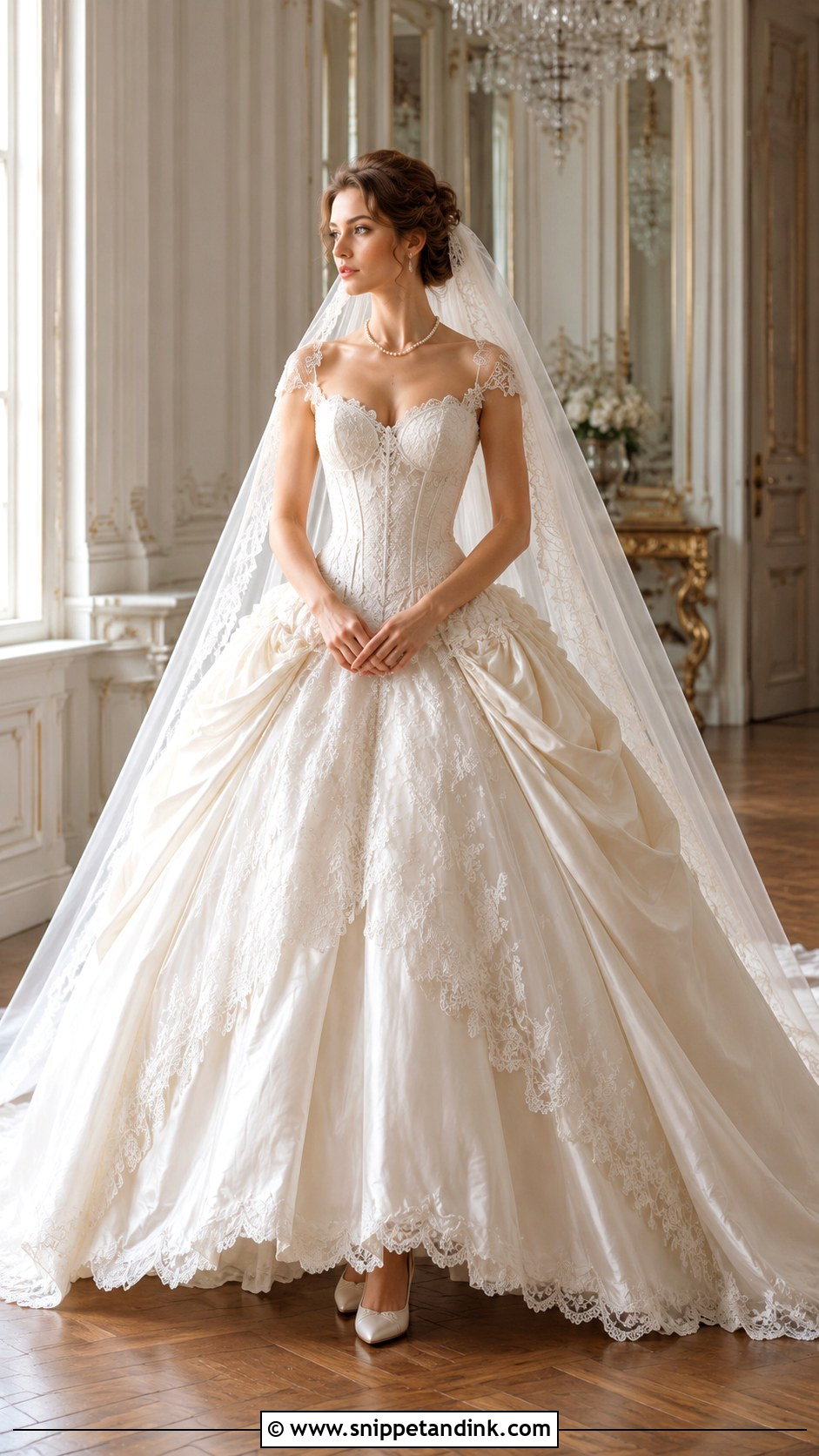 Victorian Ball Gown Wedding Dress - Snippet and Ink - 25 Victorian Style Wedding Dress Ideas