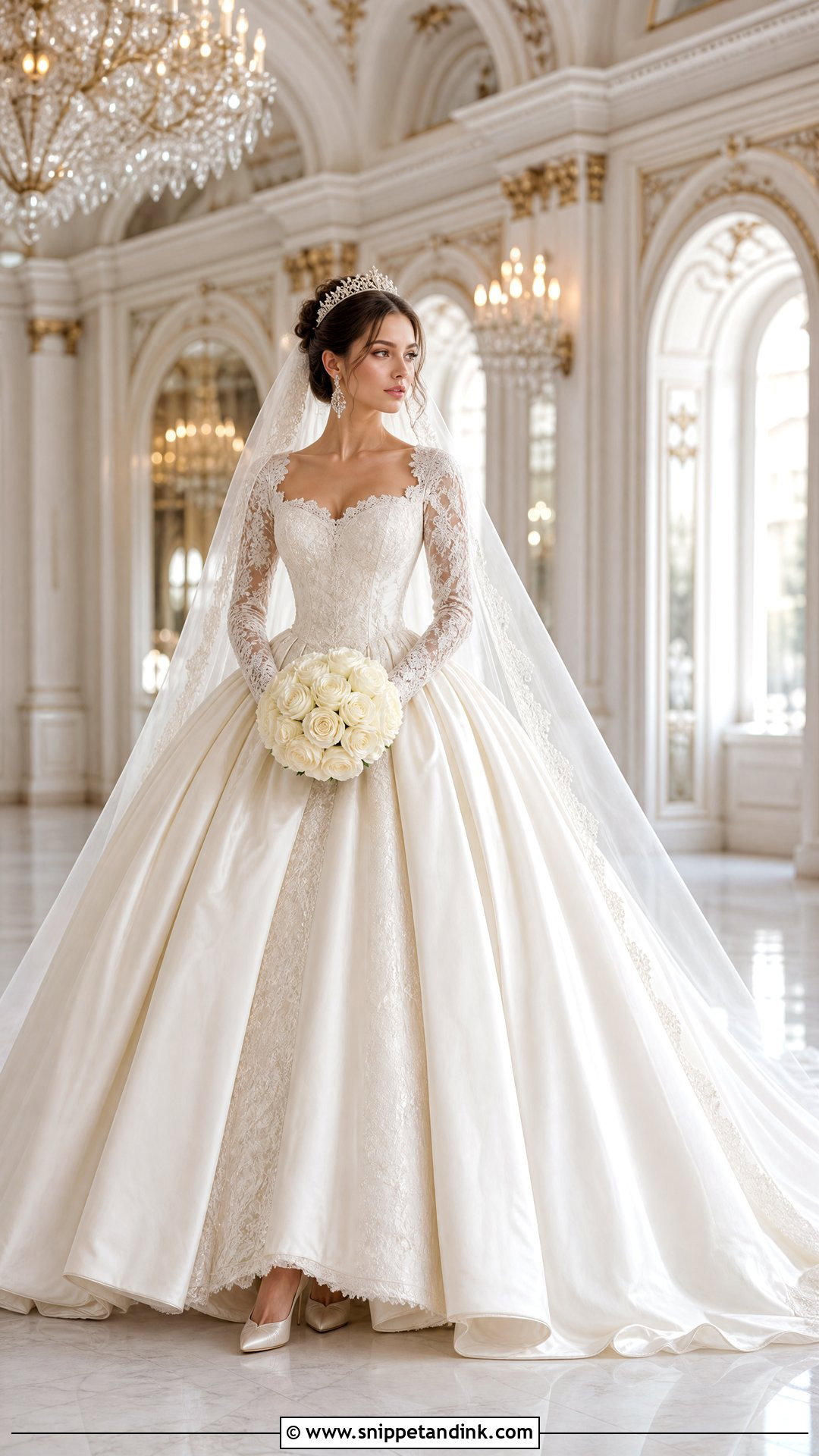 Victorian Ball Gown Wedding Dress - Snippet and Ink - 20 Victorian Bride Dress Ideas