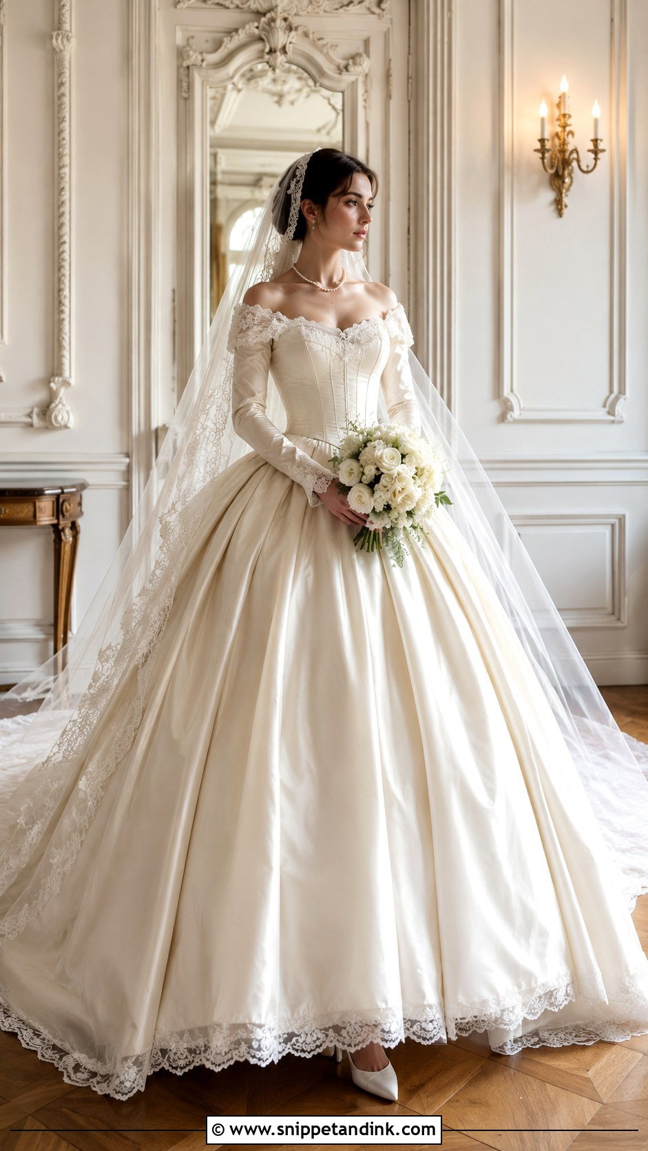 Victorian Ball Gown Wedding Dress - Snippet and Ink - 25 Victorian Inspired Wedding Dress Ideas