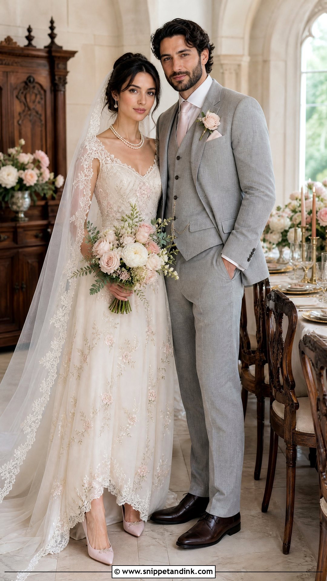 Victorian Blush Wedding - Snippet and Ink - 20 Victorian Style Wedding Ideas