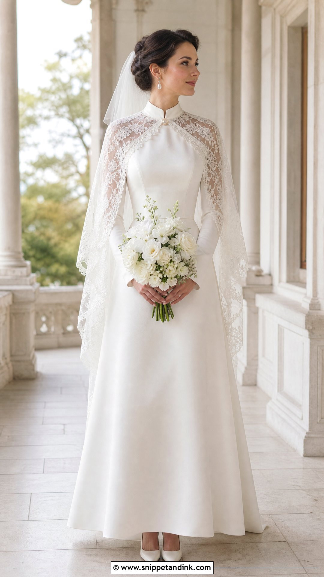 Victorian Bride Dress With Cape - Snippet and Ink - 20 Victorian Bride Dress Ideas