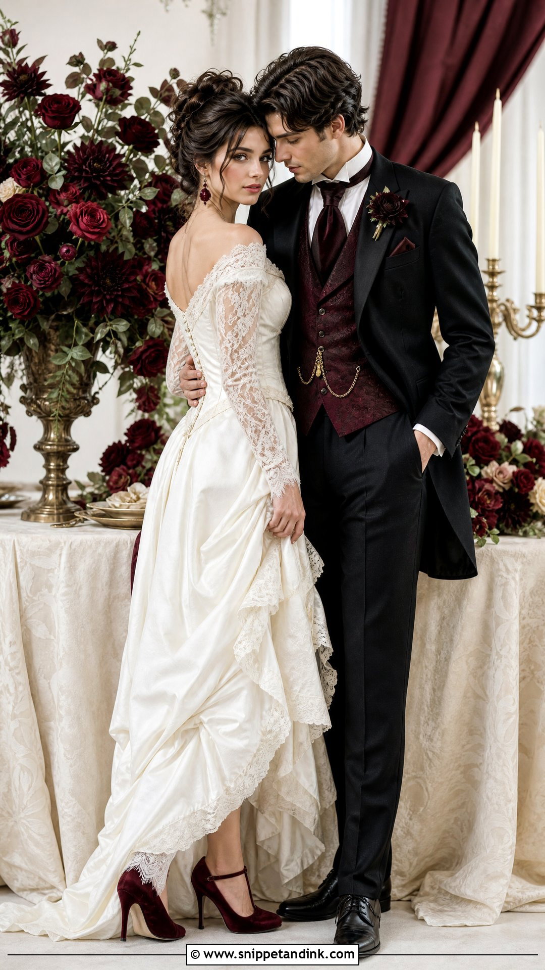 Victorian Burgundy Wedding - Snippet and Ink - 20 Victorian Style Wedding Ideas