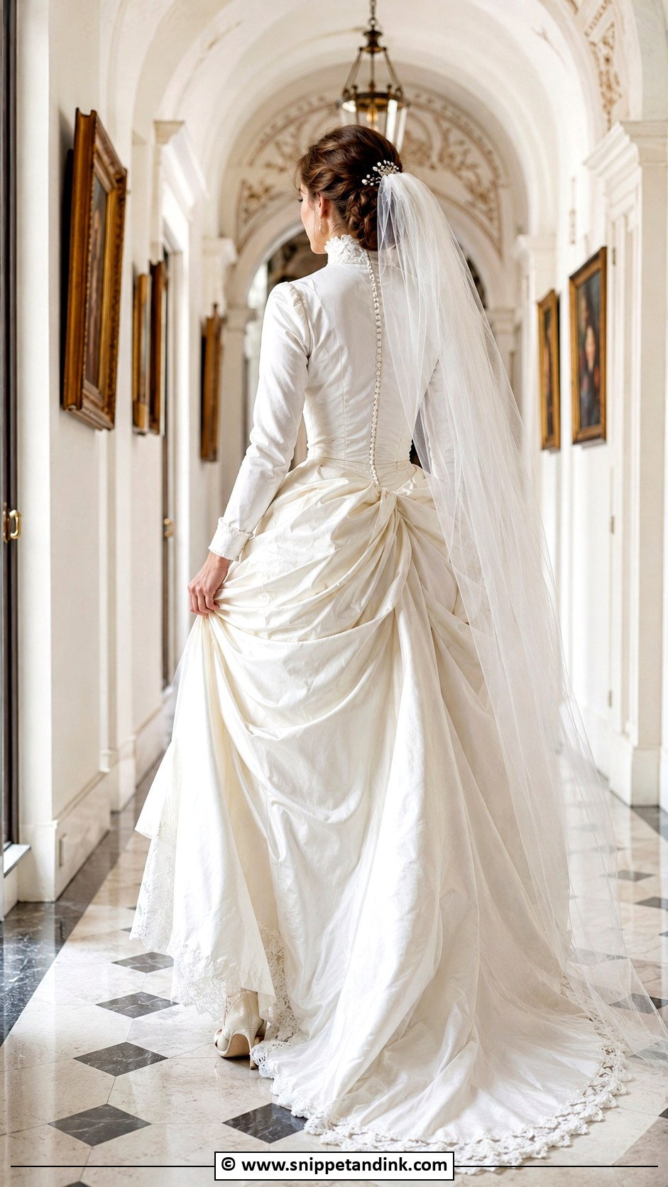 Victorian Bustle Wedding Dress - Snippet and Ink - 30 Victorian Wedding Dress Ideas