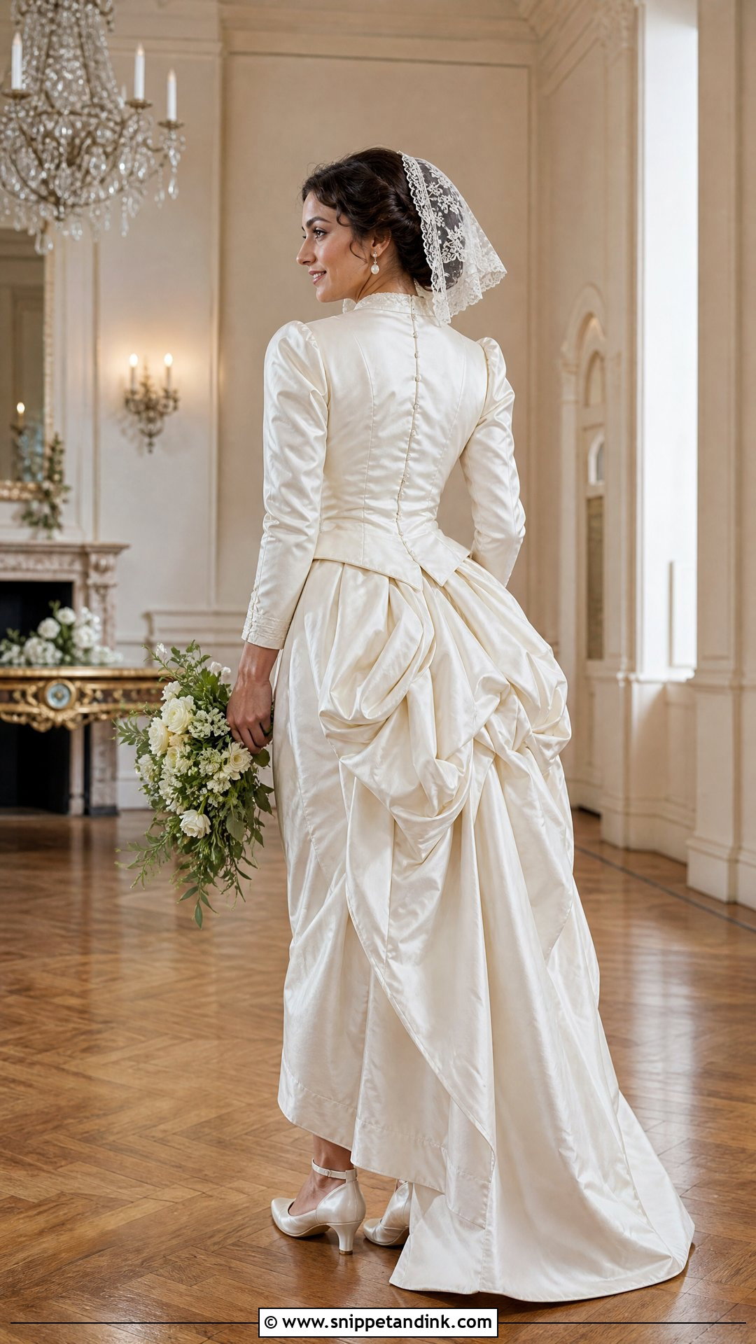 Victorian Bustle Wedding Dress - Snippet and Ink - 20 Victoria Wedding Dress Ideas