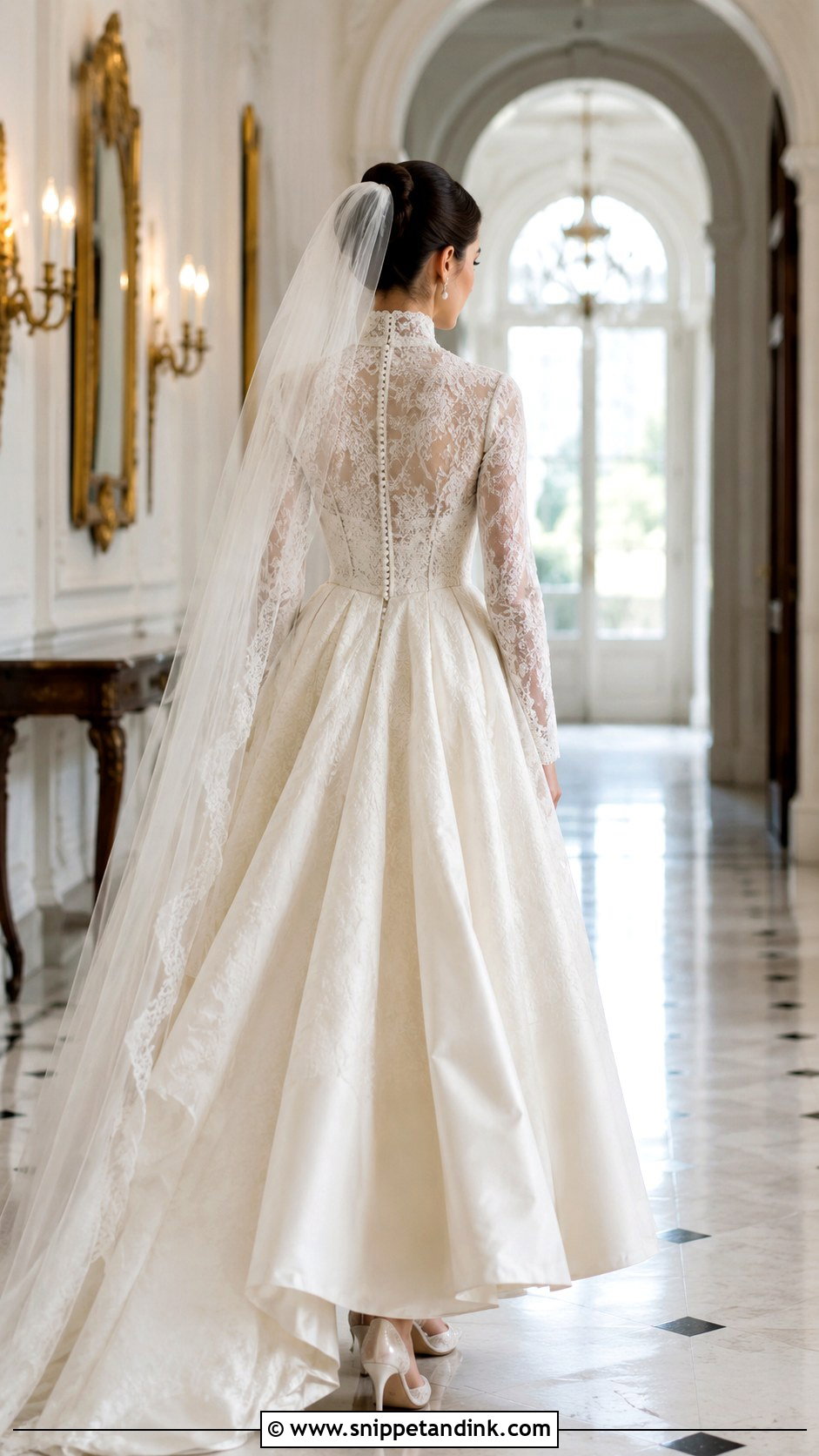 Victorian Button Back Wedding Dress - Snippet and Ink - 25 Victorian Inspired Wedding Dress Ideas