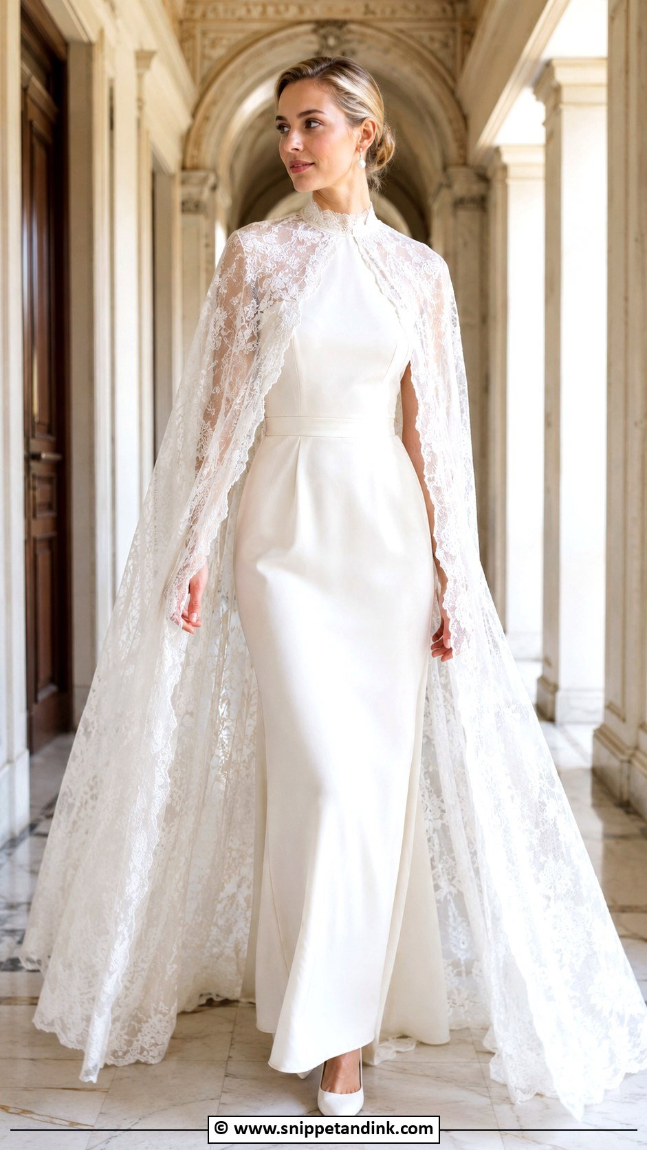 Victorian Cape Wedding Dress - Snippet and Ink - 30 Victorian Wedding Dress Ideas