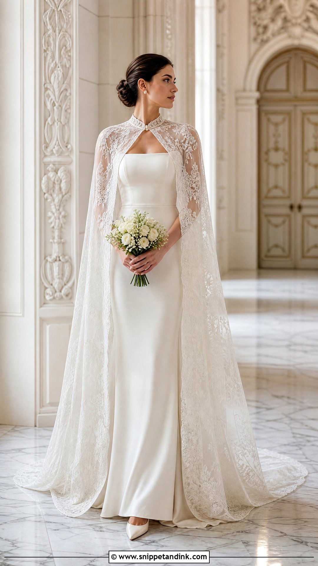 Victorian Cape Wedding Dress - Snippet and Ink - 20 Victoria Wedding Dress Ideas