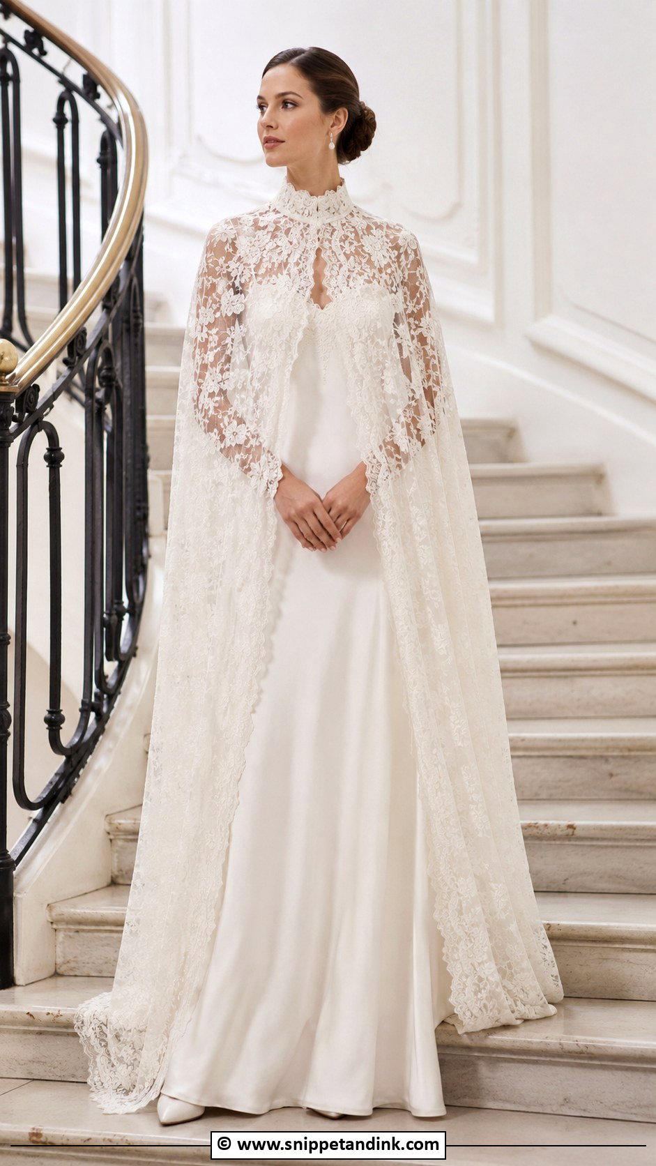 Victorian Cape Wedding Dress - Snippet and Ink - 25 Victorian Era Wedding Dress Ideas