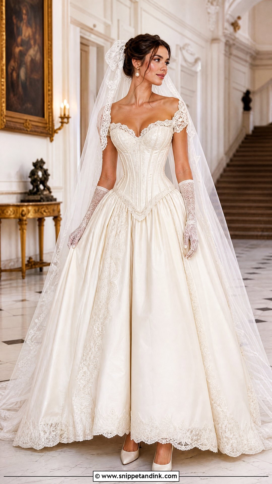 Victorian Corset Bride Dress - Snippet and Ink - 25 Vintage Bride Dress Ideas