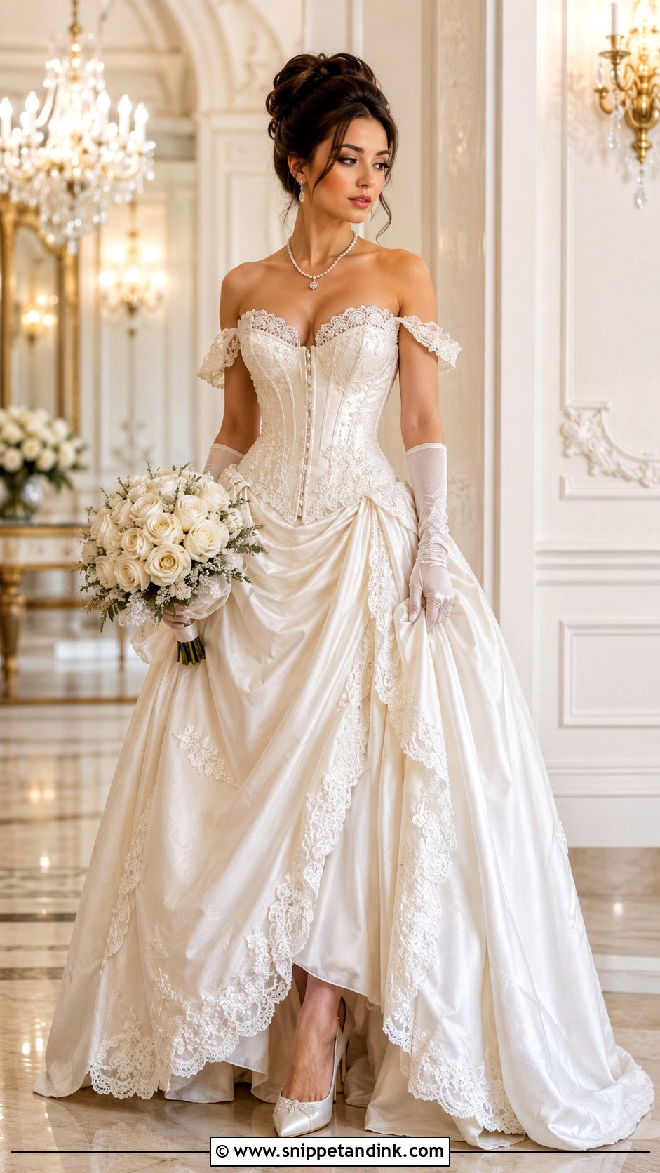 Victorian Corset Wedding Dress - Snippet and Ink - 25 Victorian Inspired Wedding Dress Ideas