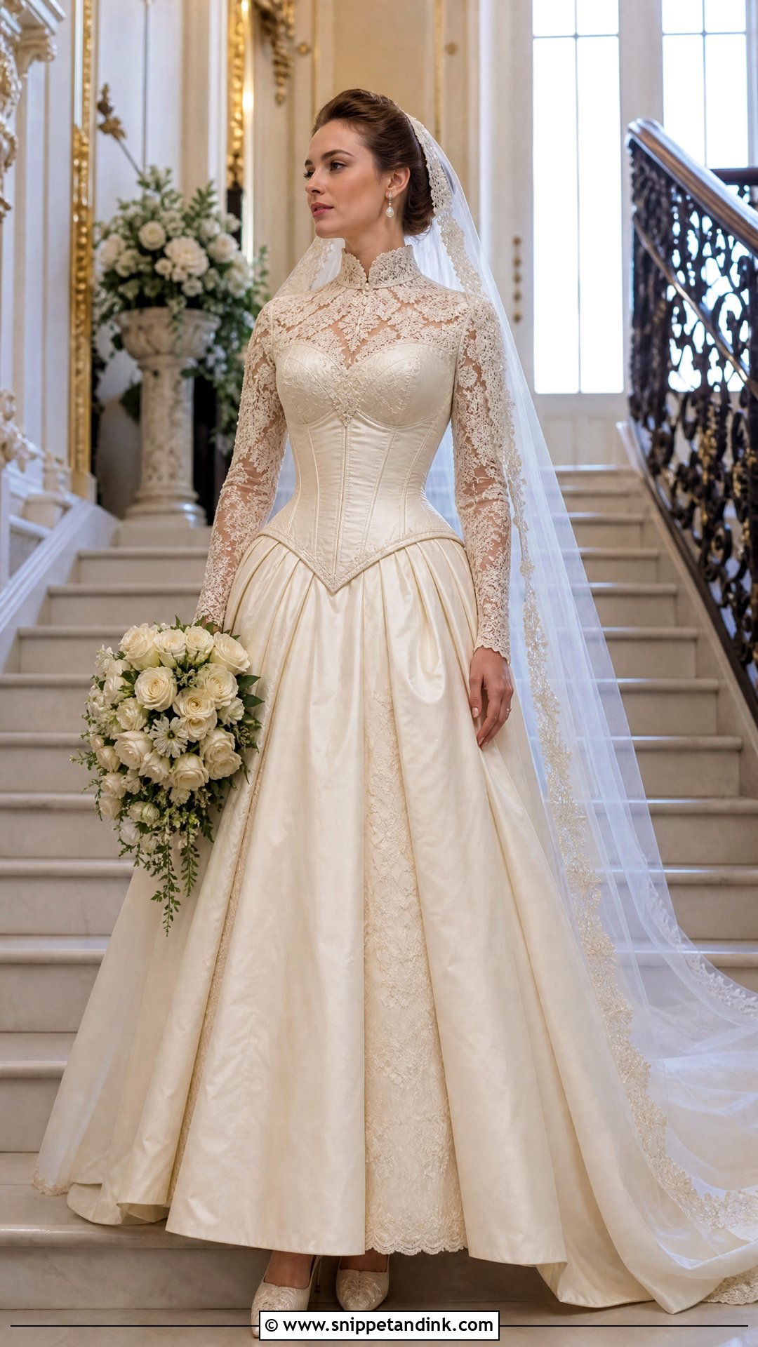 Victorian Corset Wedding Dress - Snippet and Ink - 20 Victorian Bride Dress Ideas