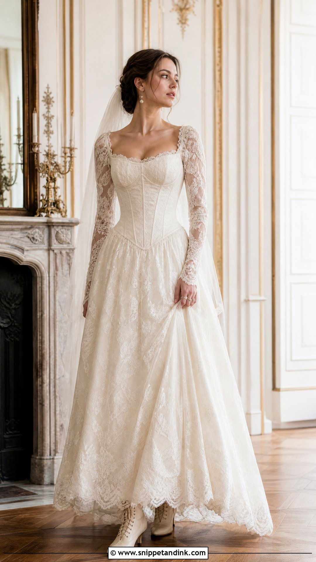Victorian Corset Wedding Dress - Snippet and Ink - 25 Antique Wedding Dress Ideas