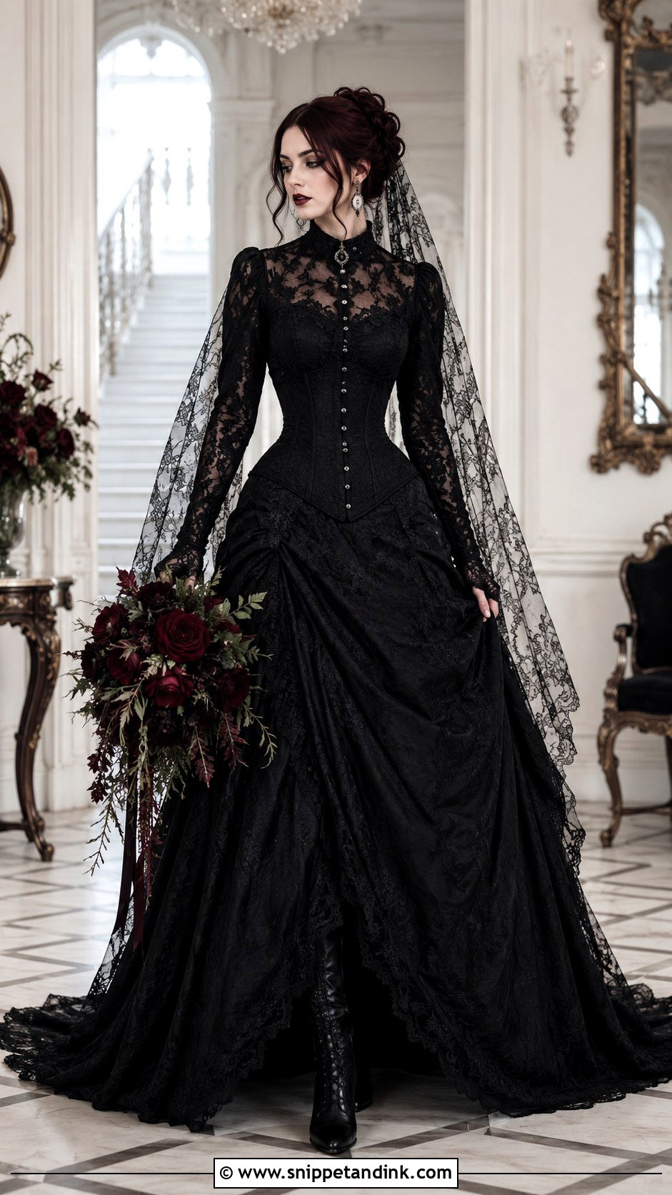 Victorian Emo Wedding Dress - Snippet and Ink - 20 Emo Wedding Dresses