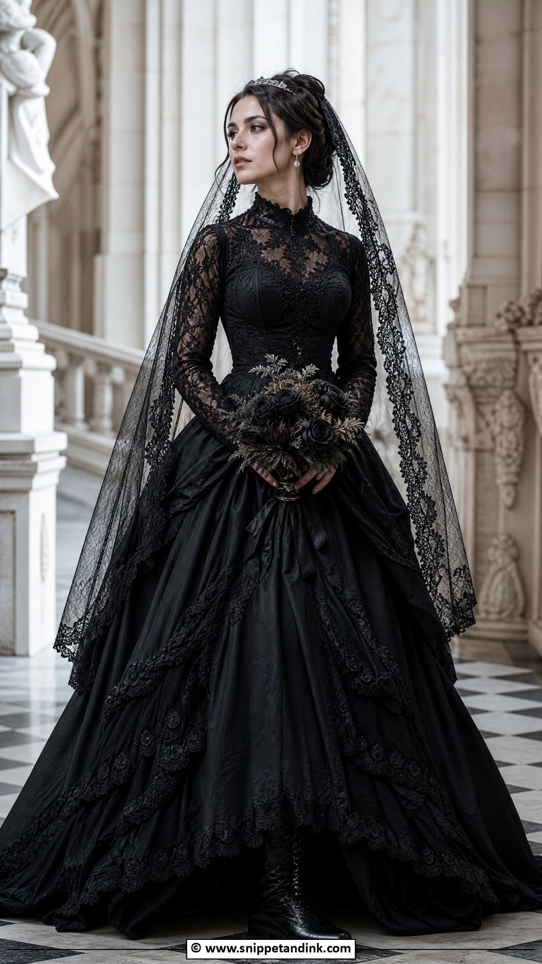 Victorian Gothic Wedding Dress - Snippet and Ink - 35 Gothic Wedding Dress Ideas