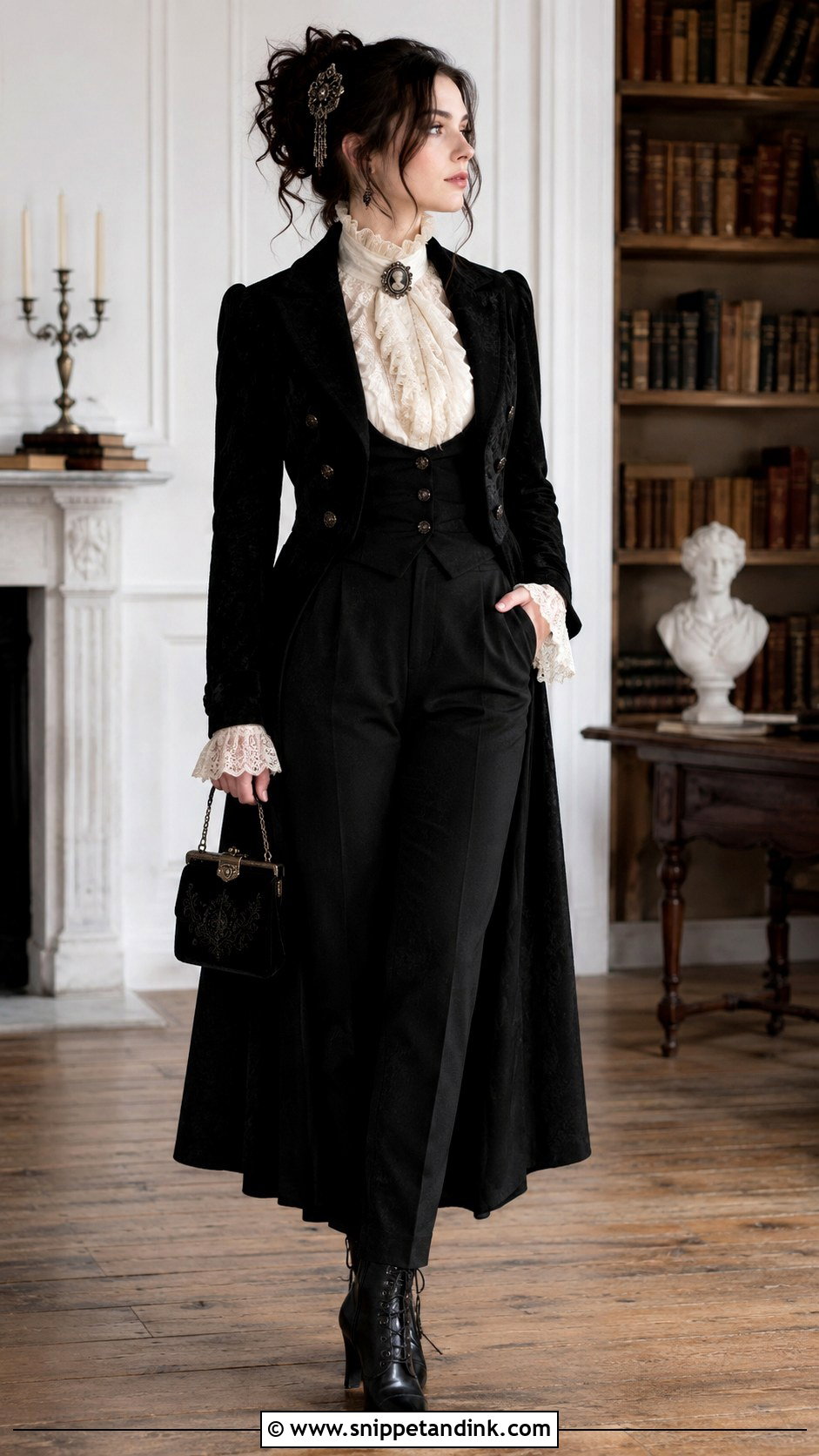 Victorian Gothic Wedding Tailcoat Suit - Snippet and Ink - 20 Gothic Wedding Suit Ideas