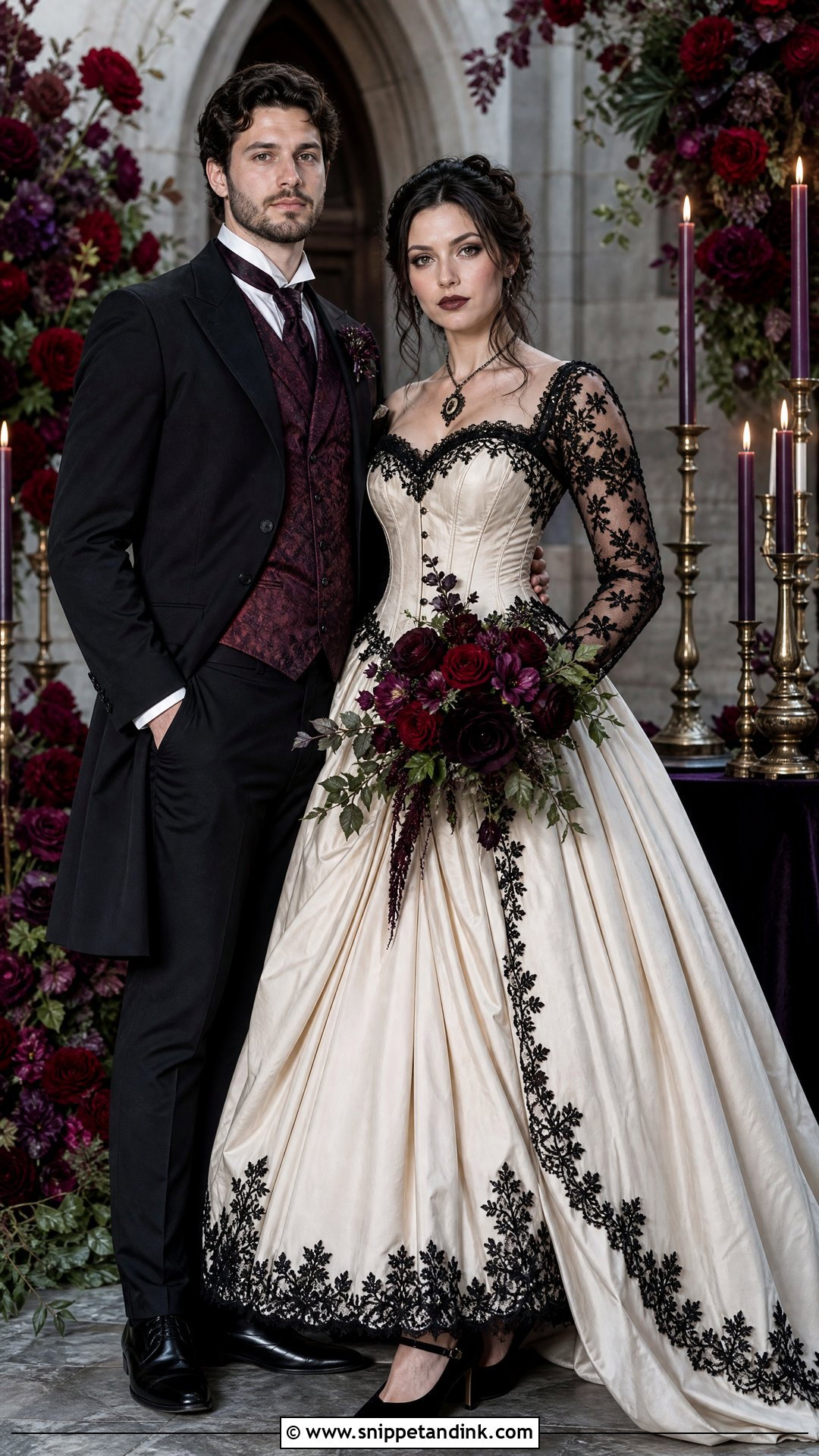 Victorian Gothic Wedding - Snippet and Ink - 20 Victorian Style Wedding Ideas