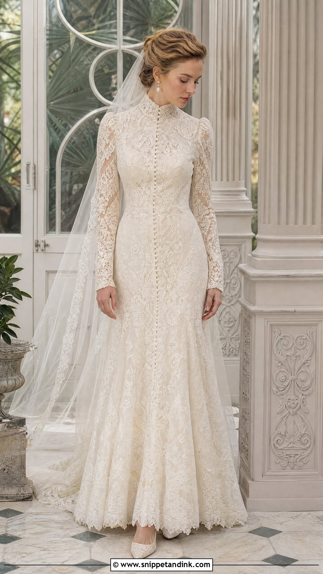 Victorian Lace Bridal Gown - Snippet and Ink - 20 Vintage Bridal Gowns