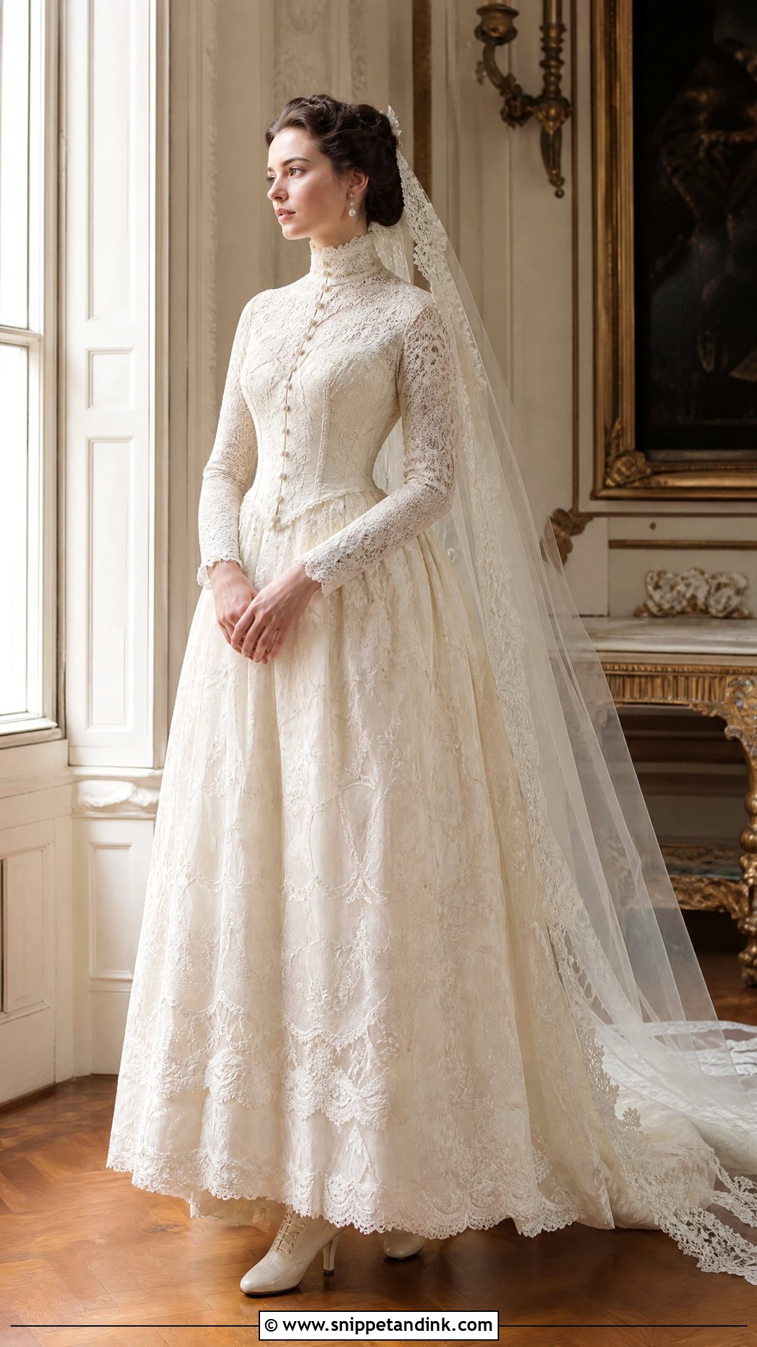 Victorian Lace Wedding Dress - Snippet and Ink - 25 Old Fashioned Wedding Dress Ideas