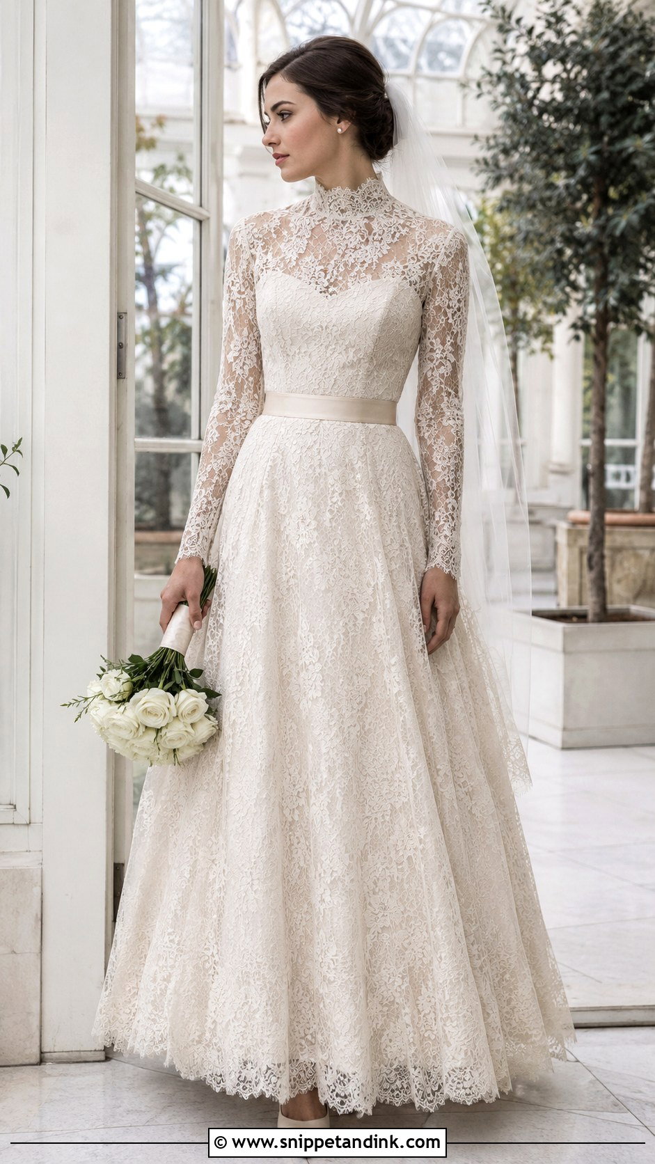 Victorian Lace Wedding Dress - Snippet and Ink - 20 1800 Wedding Dress Ideas
