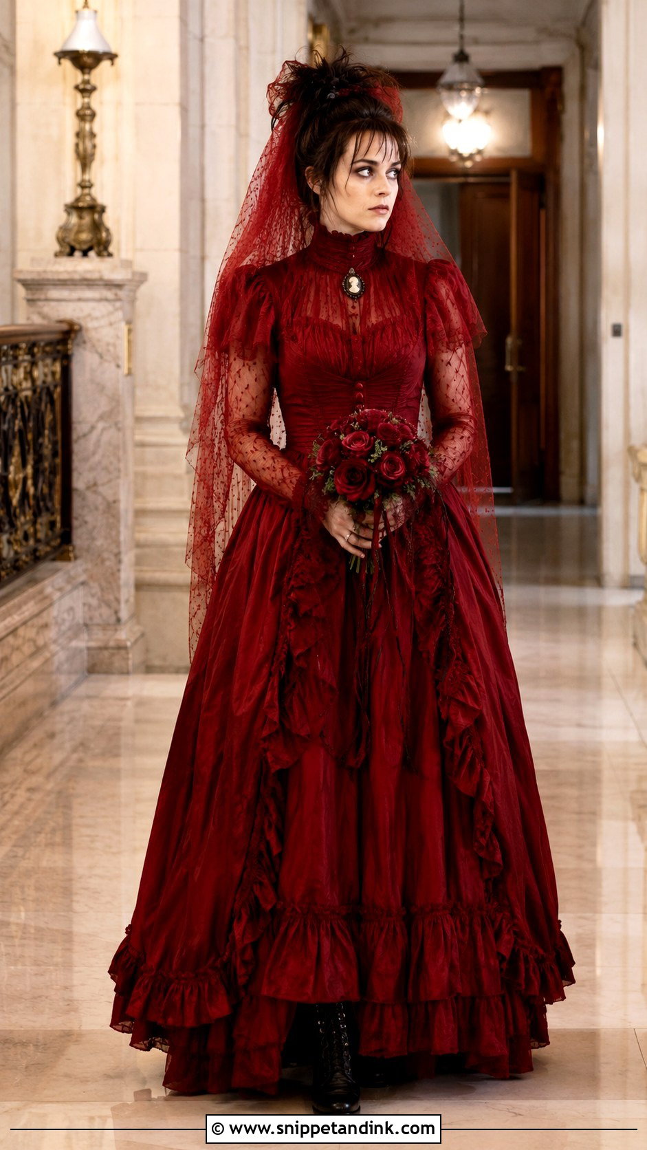 Victorian Lydia Deetz Wedding Dress - Snippet and Ink - 20 Lydia Deetz Wedding Dress Ideas