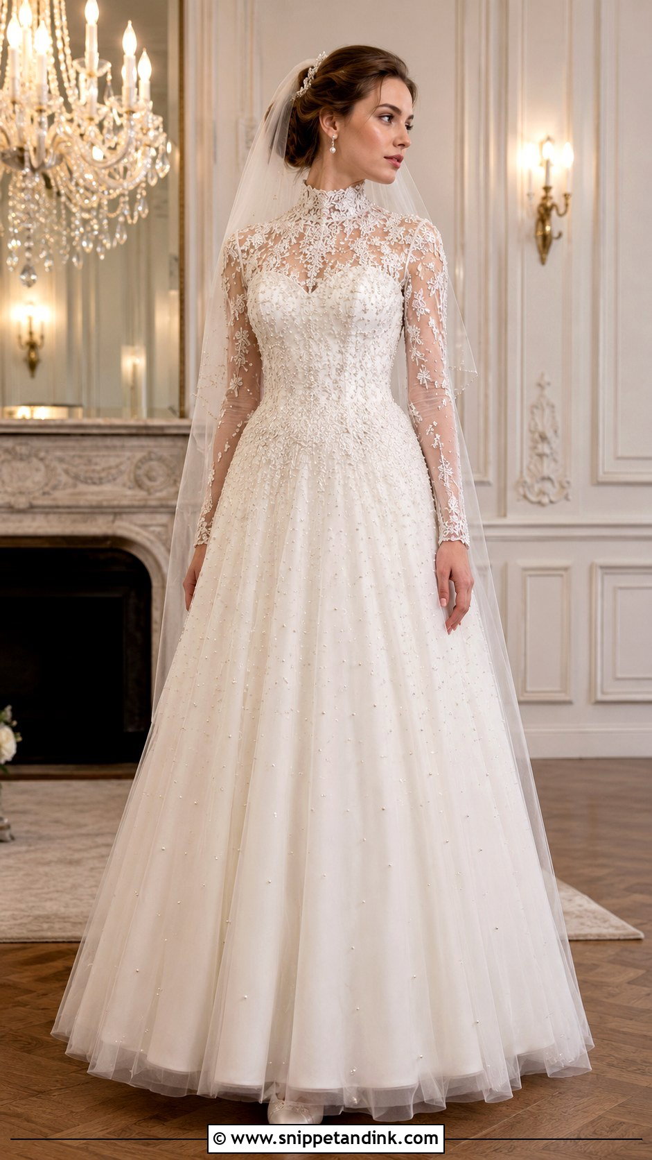Victorian Pearl Wedding Dress - Snippet and Ink - 25 Victorian Inspired Wedding Dress Ideas