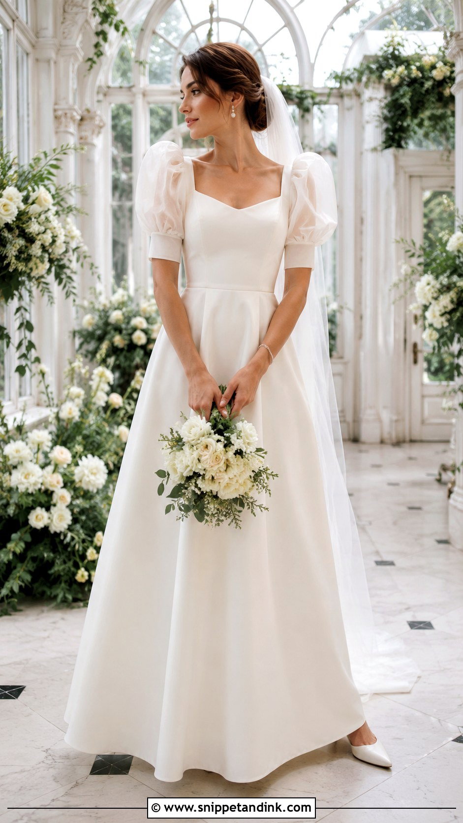 Victorian Puff Sleeve Wedding Dress - Snippet and Ink - 25 Victorian Inspired Wedding Dress Ideas