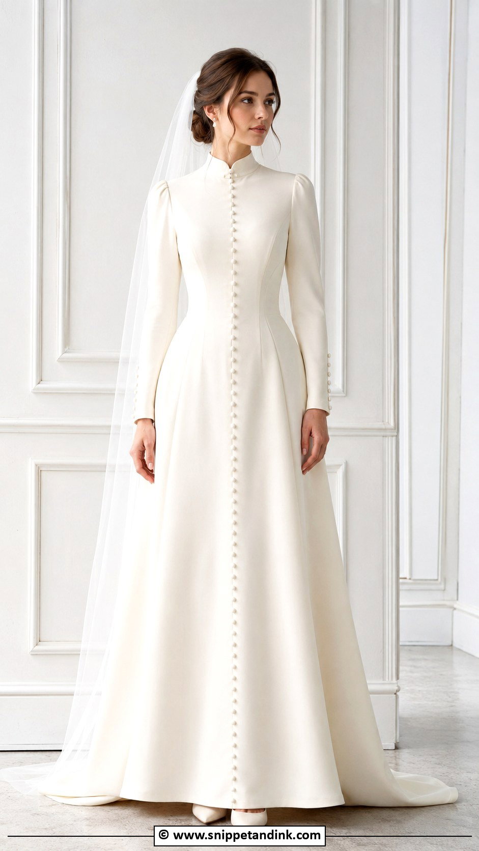 Victorian Simple Wedding Dress - Snippet and Ink - 30 Victorian Wedding Dress Ideas