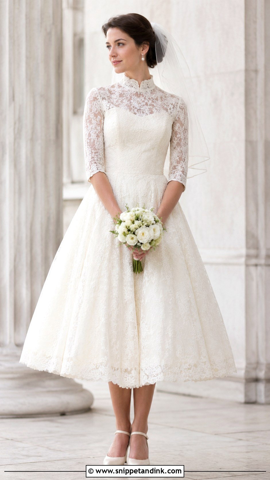 Victorian Tea Length Wedding Dress - Snippet and Ink - 25 Victorian Inspired Wedding Dress Ideas