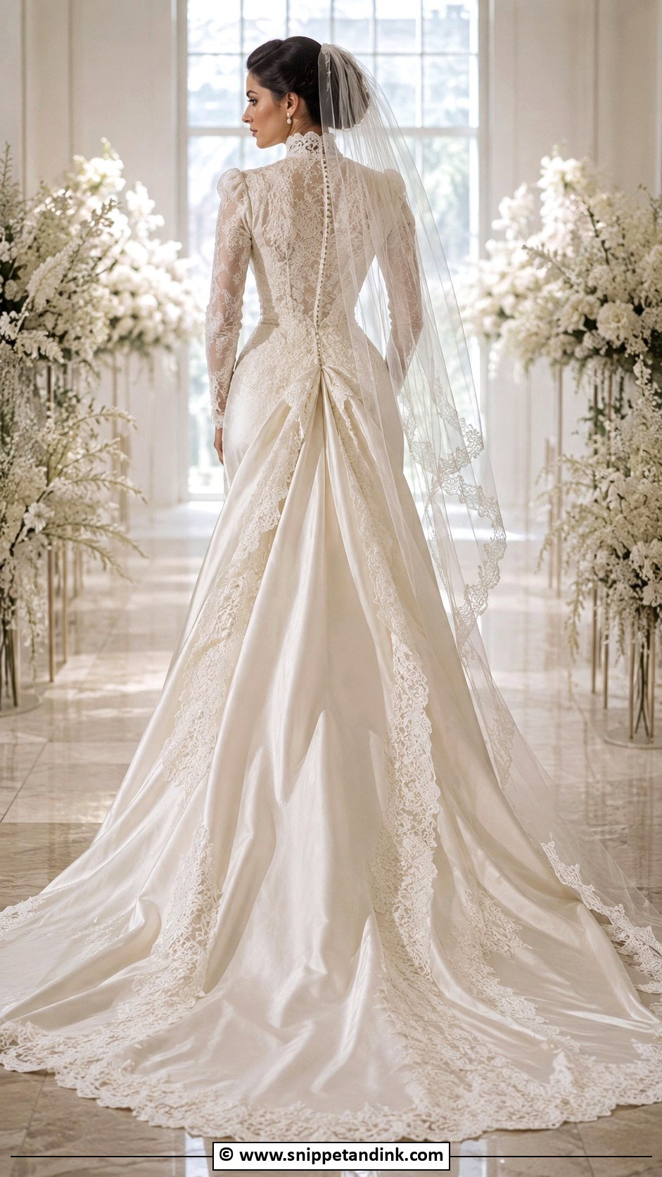 Victorian Train Wedding Dress - Snippet and Ink - 30 Victorian Wedding Dress Ideas