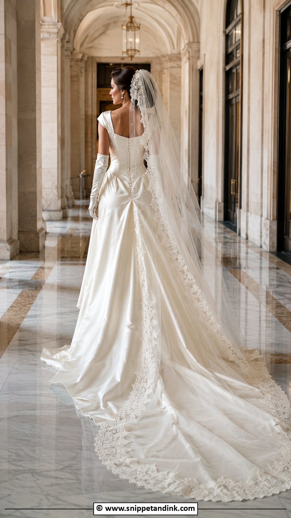 Victorian Train Wedding Dress - Snippet and Ink - 25 Victorian Era Wedding Dress Ideas